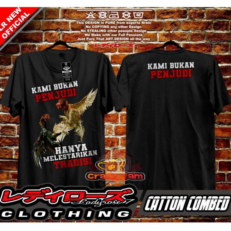 KAOS BAJU SABUNG AYAM PETARUNG