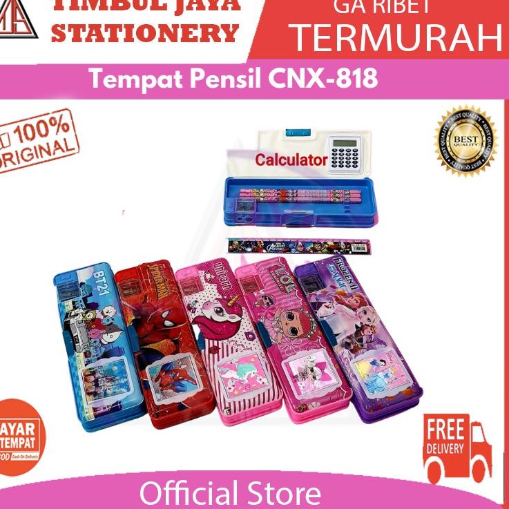 

『COD』 TEMPAT PENSIL MAGNET KARAKTER DISNEY LOL UNICORN BT21 SPIDERMAN FROZEN KALKULATOR CNX-818