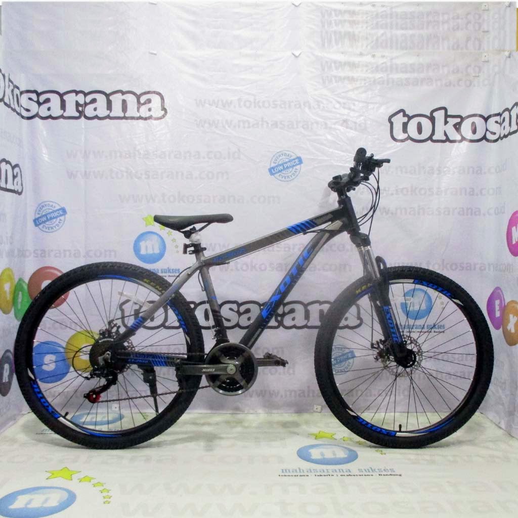  Sepeda  Gunung Exotic  ET2612 MTB Remaja Dewasa 26 Inci 