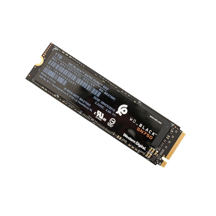 WD Black SN750 NVMe SSD / Gaming SSD / 1TB / 5 years warranty