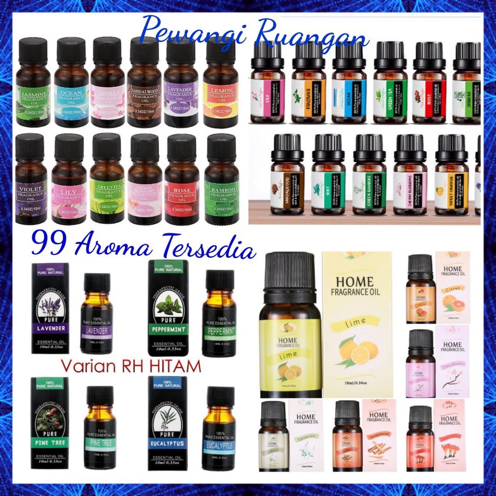 essential oil diffuser aroma ruangan pewangi ruangan fragance oil aromaterapi aromatherapy essential