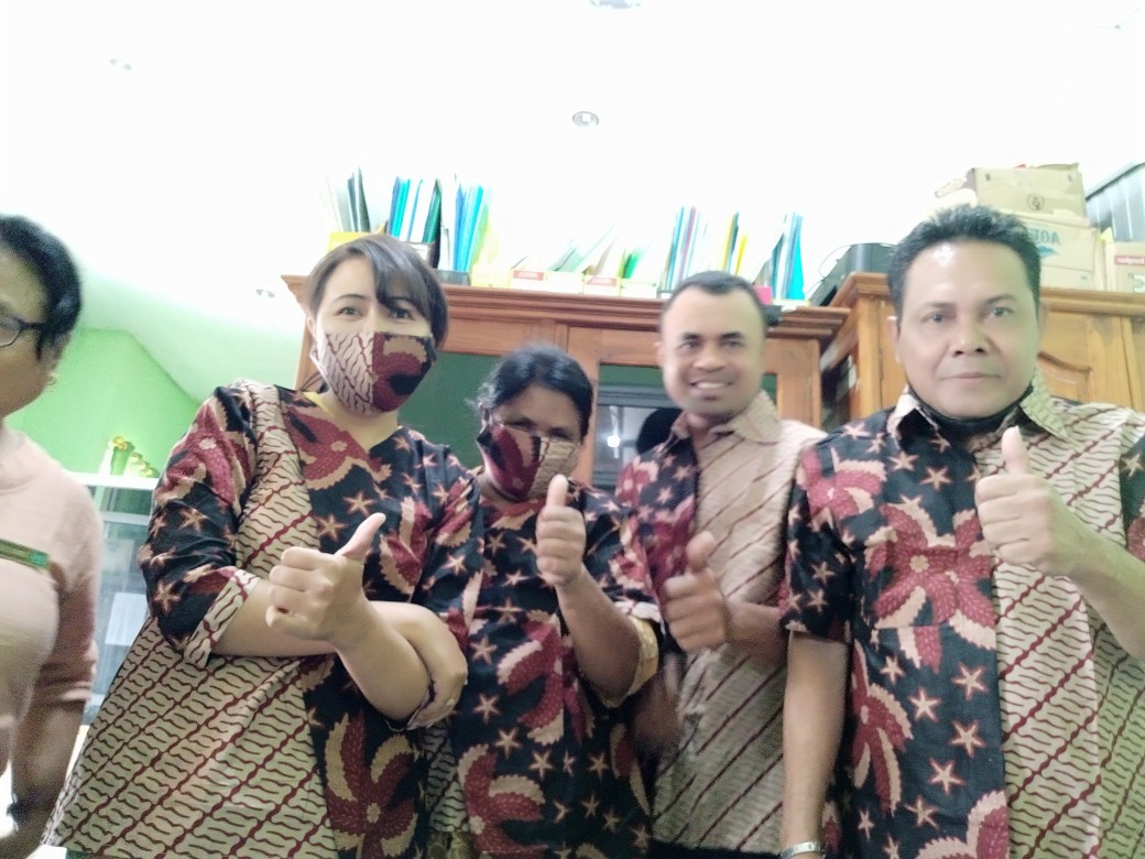 Tey-17 Batik Wanita Asj Sa Hrb026 Kenongo Kemeja Tosca Pendek