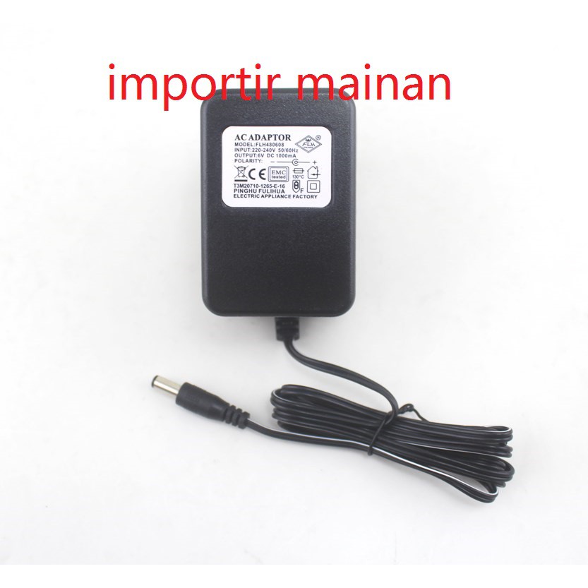  Charger  Mobil Aki  Anak 6v Output 1000ma Charger  Mobilan 