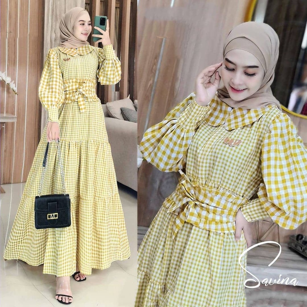 Savina Maci / Pakaian Wanita / Dress Wanita / Gamis Wanita / Fashion Muslim