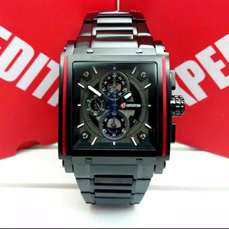 JAM TANGAN KOTAK PRIA EXPEDITION EXP-6731 ORIGINAL
