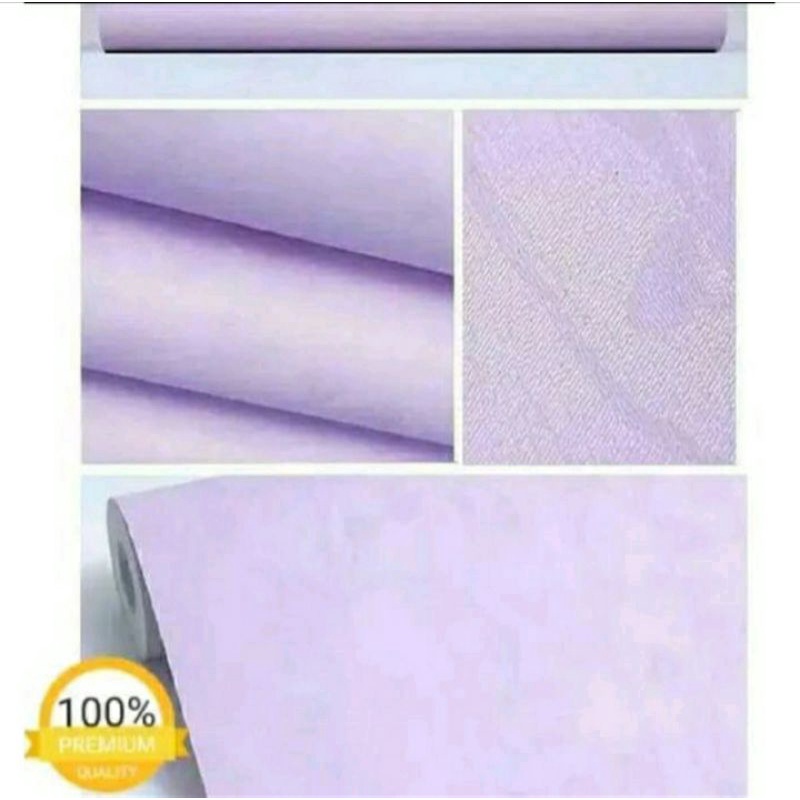 wallpaper stiker dinding motif ungu daun rambat