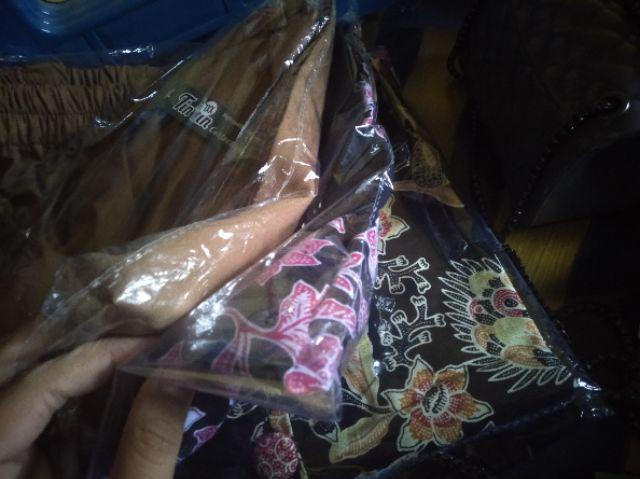 Atasan Batik Dolby Dolbi Dobby Doby Tenun Sutra Tulis Halus Katun Atbm Baron ,sarombit Atasan/bis