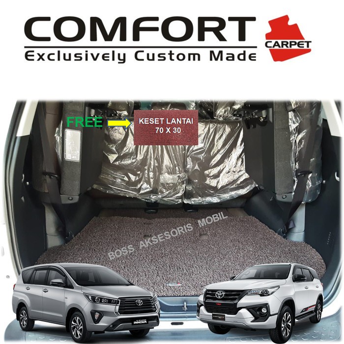 Karpet Comfort Deluxe Fortuner Full + Cover Ban Fortuner 56