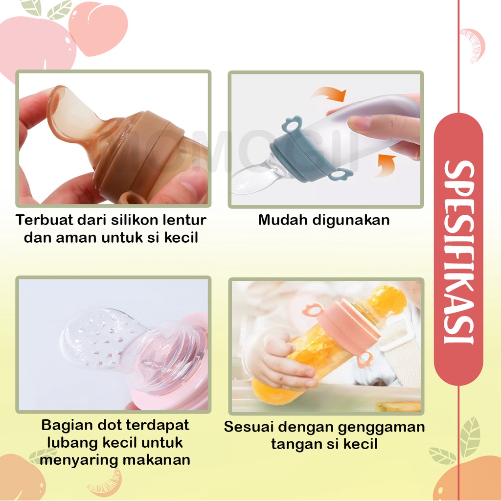 Botol Sendok Makan Bayi 3 Dot MOMOGII-4