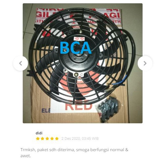 EXTRA FAN CONDENSOR KONDENSOR AC MOBIL Universal