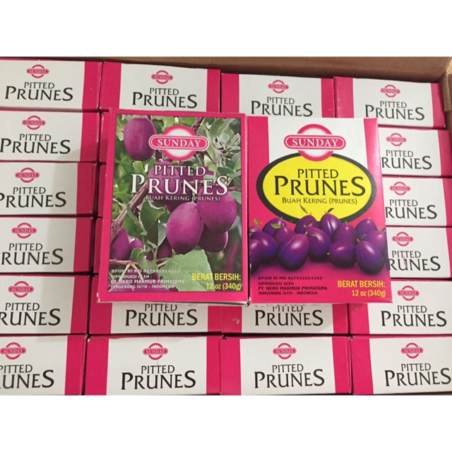 

Prunes pitted sunday /oco/ plum kering 340gr