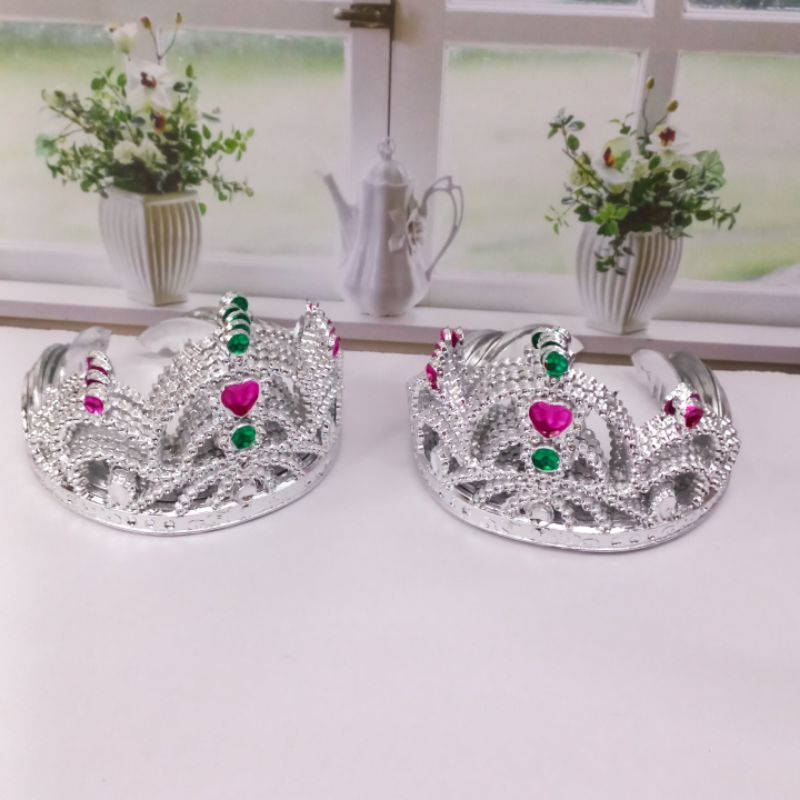 Bando Mahkota Isi 12Pcs Bando Tiara Princes Ulang Tahun Grosir