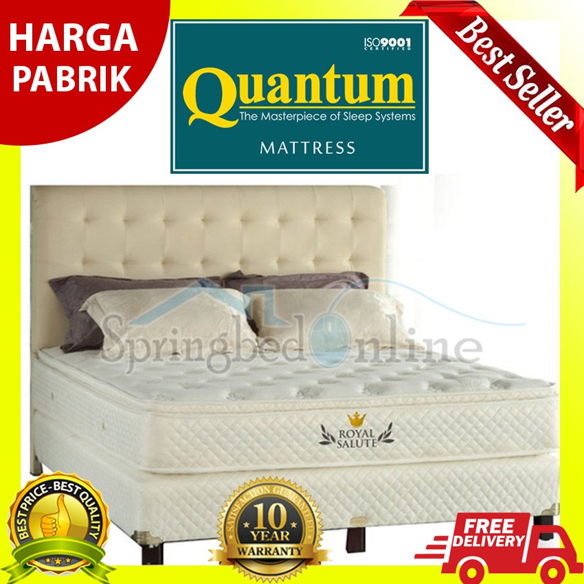 Quantum Posture MasterOrthopedic Pillowtop-90x200 Springbed (Full Set)