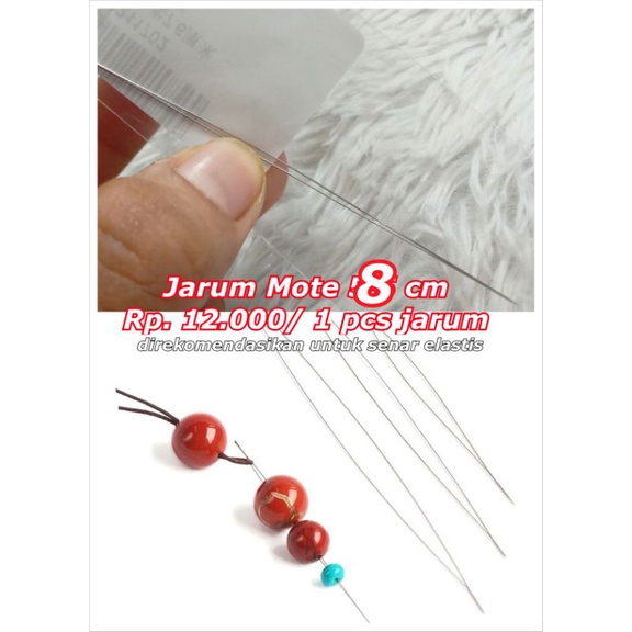 Jarum Mote Kecil Pcs Jarum Senar Elastis Bahan Craft Medan Shopee Indonesia