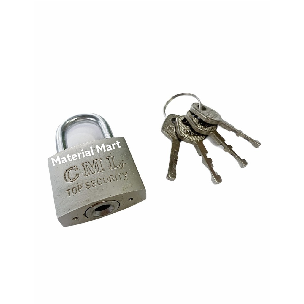 Gembok Rumah 30MM Pendek | Gembok Pintu Pdk 30 MM Nekel Satin | Padlock | Material Mart