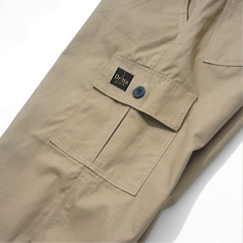 Long Pants Cargo - Celana Cargo Panjang Unisex DRT - Brown