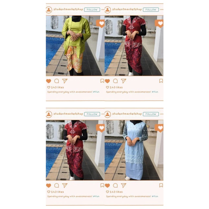 Kebaya Wisuda Kebaya Wanita Setelan Kebaya Baju Kebaya Wanita