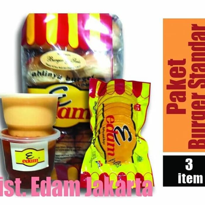 Paket Edam Burger Standar Daging Edam