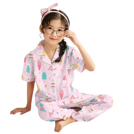 CIAHAW BAJU TIDUR ANAK PEREMPUAN PIYAMA ANAK 3-10 TAHUN MOTIP TERBARU