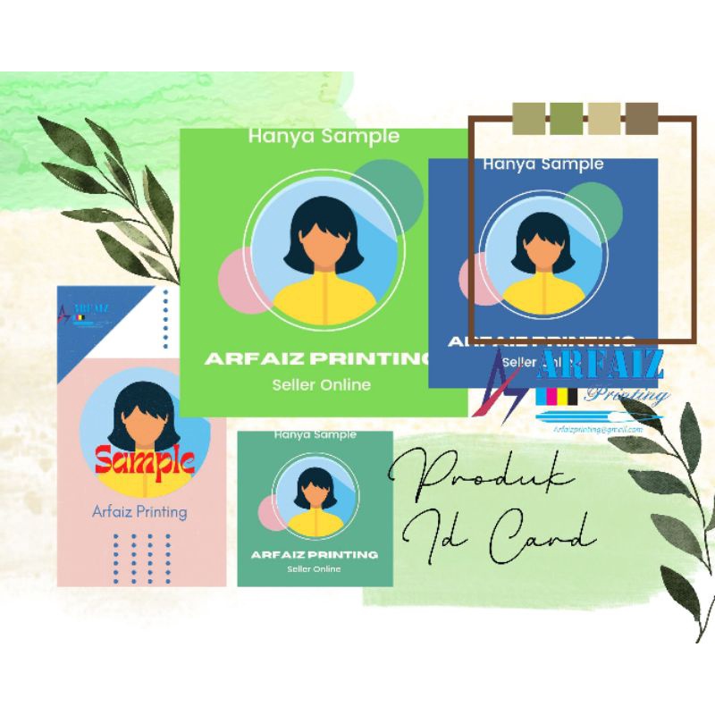 

Cetak ID Card karyawan Dll Bahan PVC Tebal ( Terima File Suap Cetak )