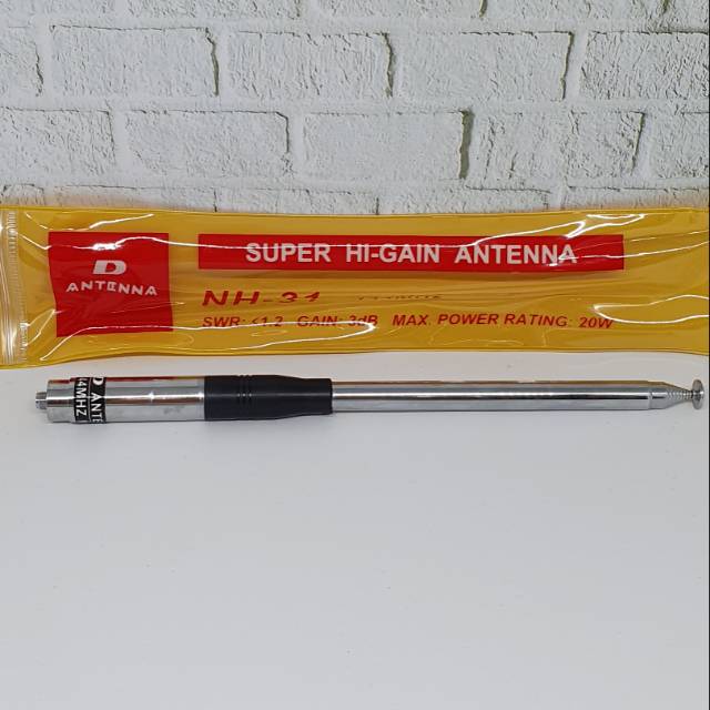 ANTENA HT TARIK NH 31 SMA FEMALE D ANTENA VHF 144 MHZ