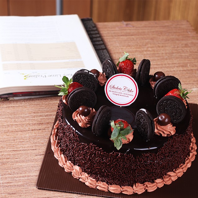  Kue Ulang Tahun Coklat  Meses Diameter 20 cm Shopee 