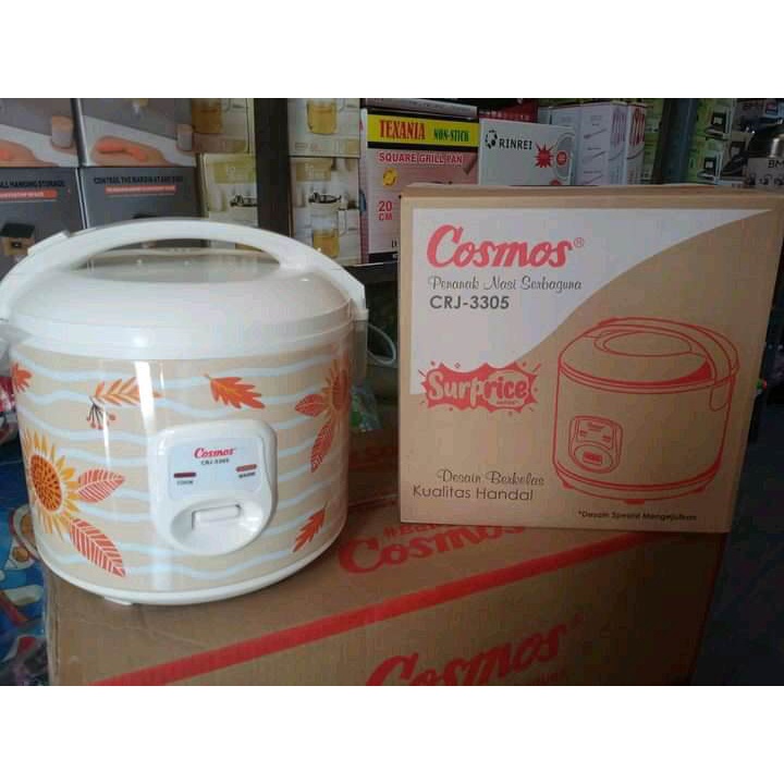 Rice Cooker Cosmos CRJ 3305 | CRJ-3305 | CRJ3305 1.8 Liter Random Motif 1,8Liter