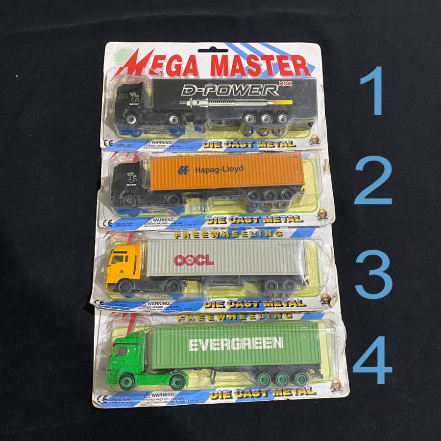 Diecast Truck Mega Master Non-Matching (Schuco) Skala 1/87