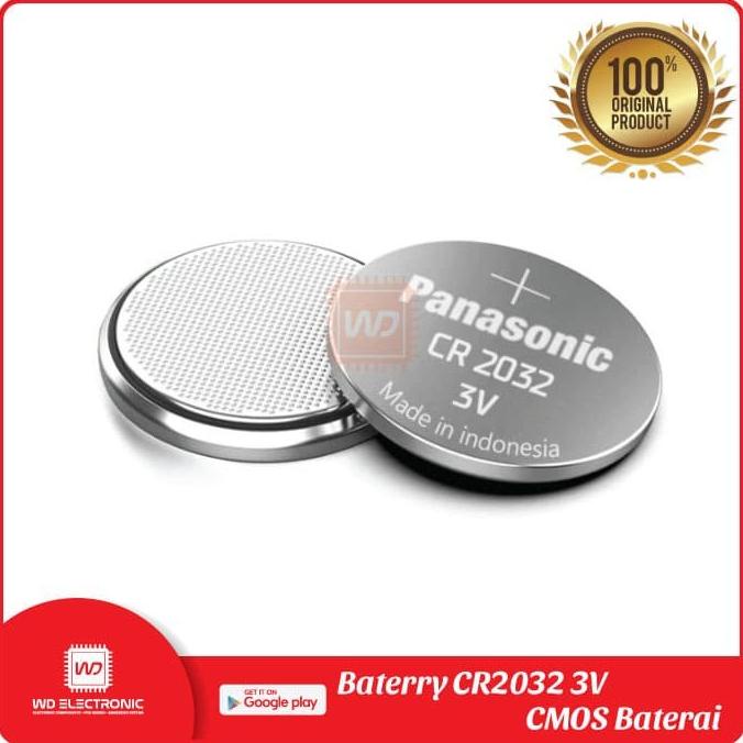 [Ready] Baterai Cr2032 Cr 2032 Panasonic Original [Baterai]