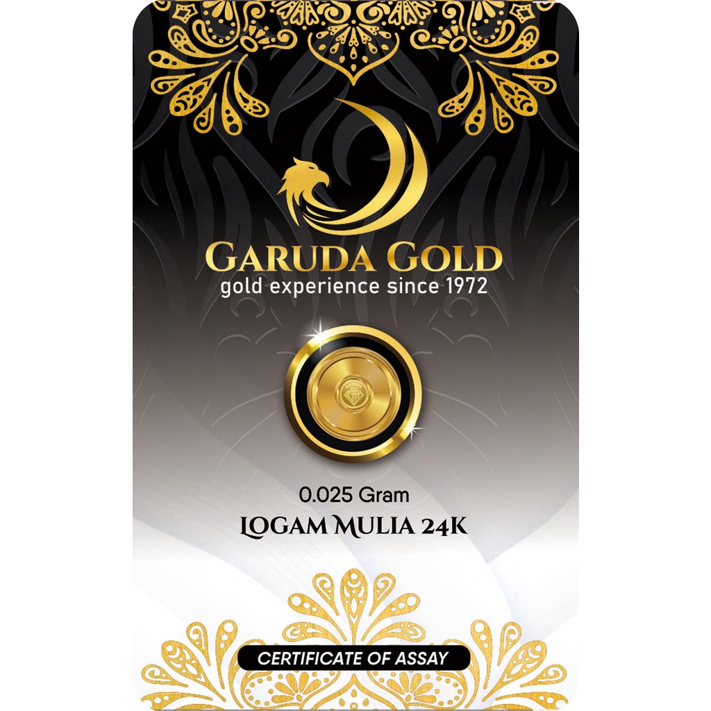 Garuda Gold 0,025 Gram Emas Batangan Bersertifikat 24 Karat