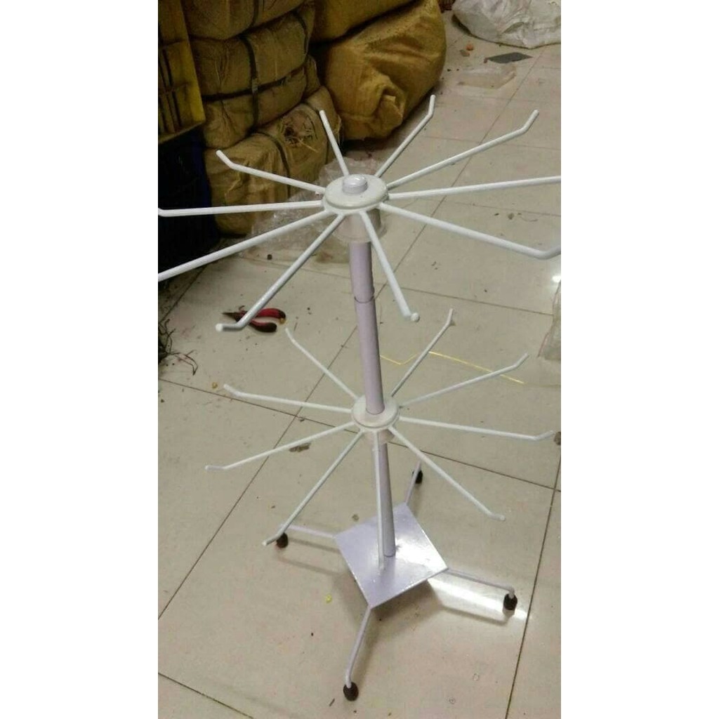 rak gantungan pajangan 2 susun matahari hiasan aksesoris hp kalung ge