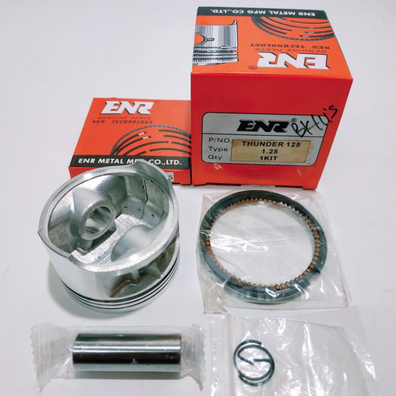 Piston Kit ENR Suzuki Thunder 125 OriginaL Pen 14mm STD 0.50 1.00 1.25-1.25