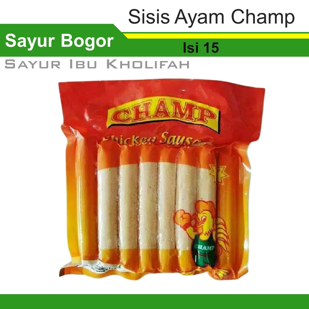 

Sosis Daging Ayam Champ Isi 15 Makanan Beku Daging Segar Bogor