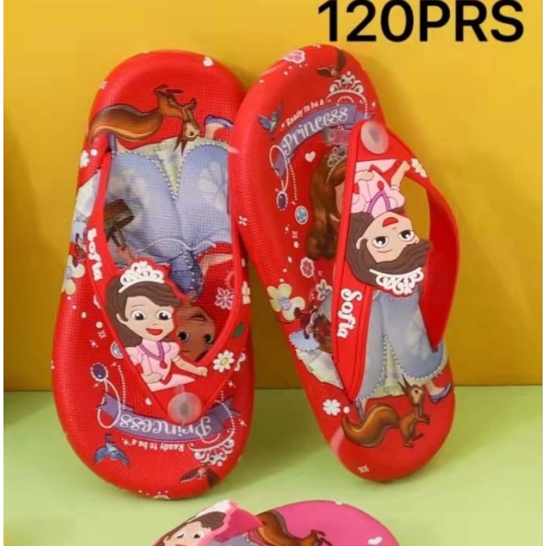 SANDAL JEPIT ANAK PEREMPUAN CEWEK MOTIF SOVIA PRINCESS SANDAL ANAK IMPORT TRENDY KEKINIAN