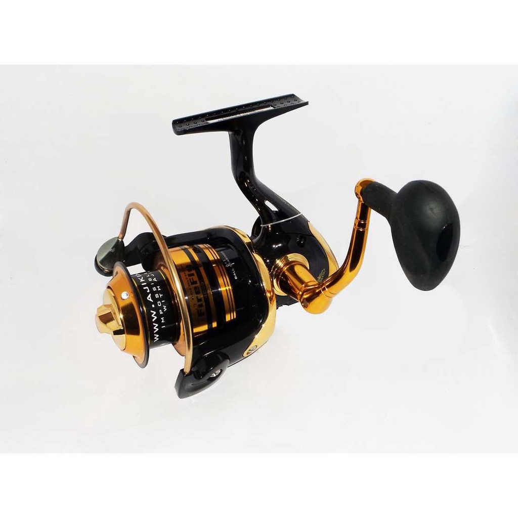 Ajiking Fire Fly Black Gold Edition. Spinning Fishing Reel