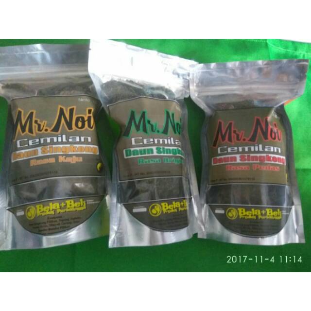 

Cemilan Sehat / Mr. Noi / Keripik Daun Singkong / Cemilan Daun