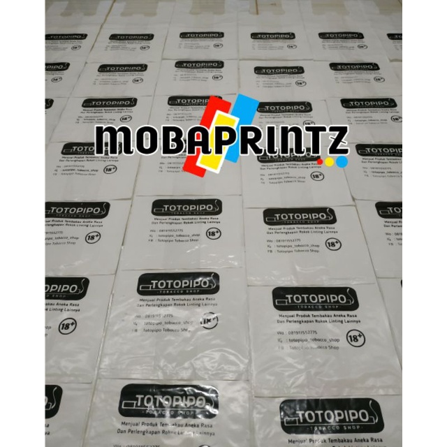 Sablon Kantong Plastik Tas Plastik Plastik Kemasan