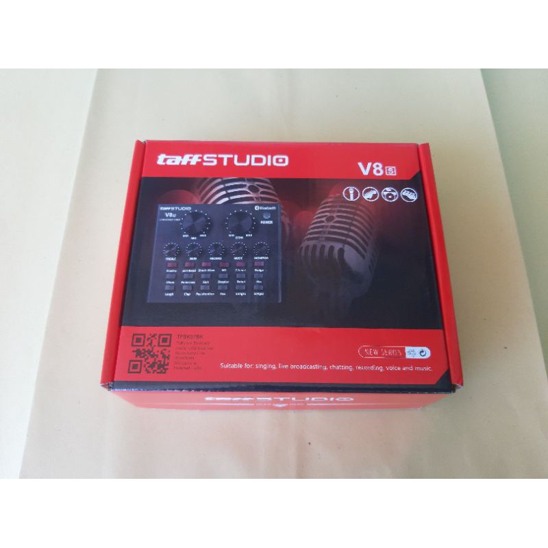 Soundcard TaffSTUDIO V8s Live Broadcast Microphone Headset