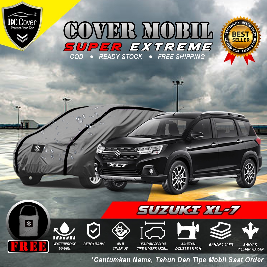 Body Cover Mobil Suzuki XL7 Outdoor Waterproof / Sarung Mobil XL7 Waterproof / Selimut Tutup Penutup Mantol Kerudung Mantel Mobil Suzuki XL-7 Waterproof Outdoor Anti Air