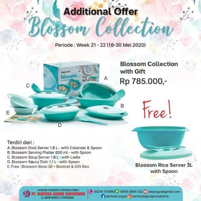 Tosca blossom free bowl