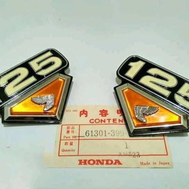 Emblem box aki bok aki cb 125 cb125 cb 100