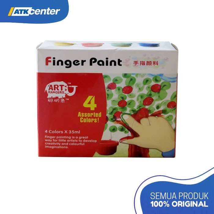 

Finger Paint Set ART RANGERS 4 COLORS (4 CUP x 35 ML)