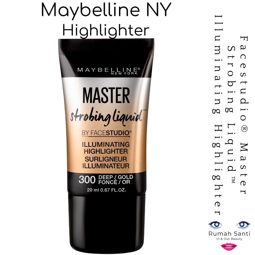 MAYBELLINE NY Master Strobing Liquid™ Illuminating Highlighter, 300 Deep/Gold, 20 ml (Made in USA)
