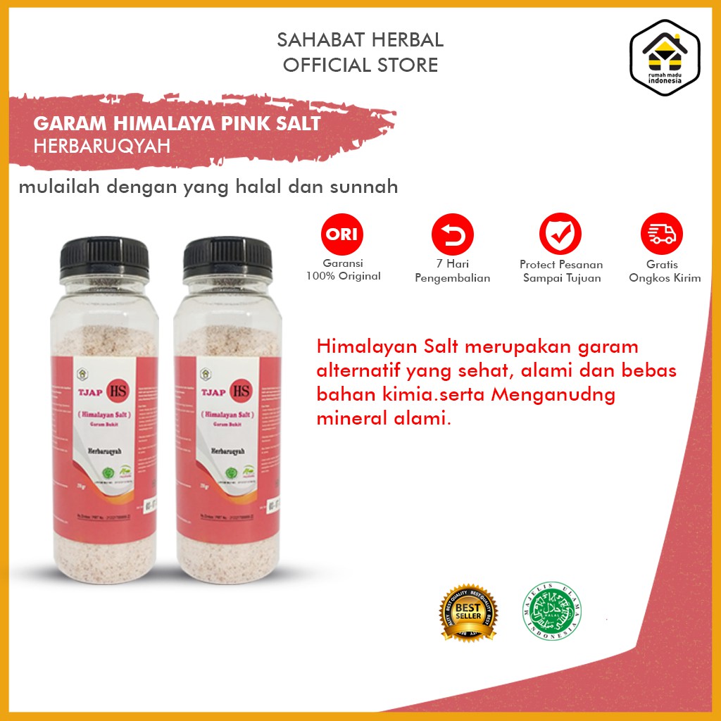 

Garam Himalaya Original | Himalayan Pink Salt | Himsalt Original Premium 250 Gram | Himalayan Salt