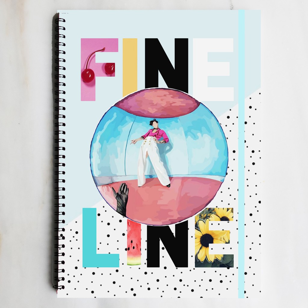 

FINE LINE HARRY STYLES Marble Spiral Ruled Notebook Diary Journal Buku Tulis Catatan Sekolah Kuliah