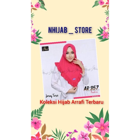 ARRAFFI AR 357 HIJAB INSTAN KERUDUNG BERGO KHIMAR ELZATTA
