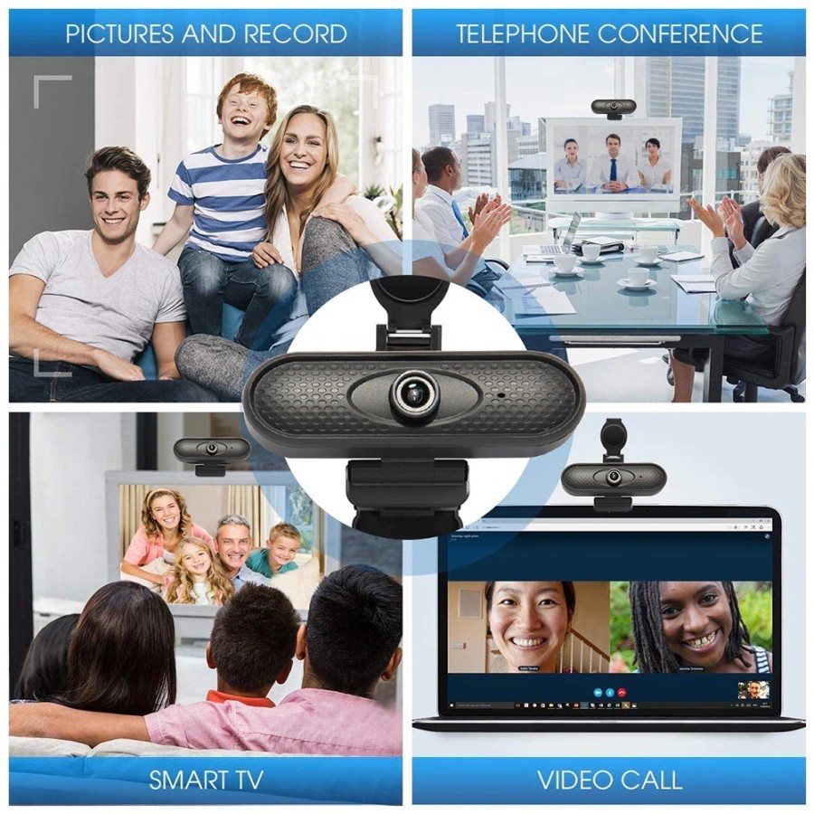 Webcam USB Camera FHD 1080P Manual Focus Microphone Matrix B5