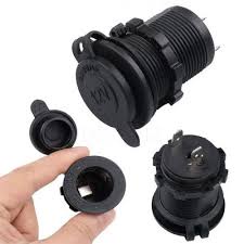 Socket cigarette lighter charger HP GPS motor mobil 12V & 24V waterproof