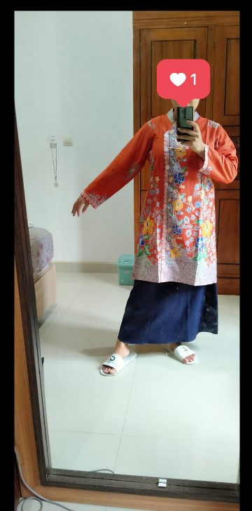 Tunik Batik Cibulan  S M L Xl Xxl Jumbo