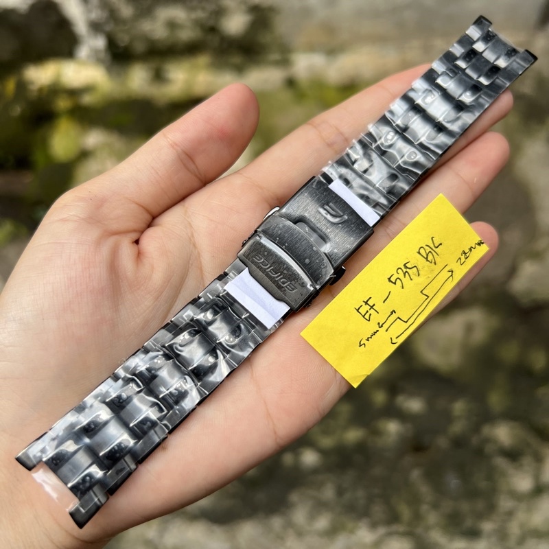 Tali strap jam tangan casio original EF-535BK band EF 535BK